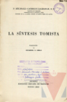 La sntesis tomista