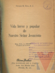 Vida breve y popular de Nuestro Seor Jesucristo