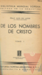 De los nombres de Cristo