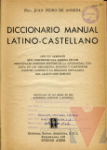 Diccionario manual latino-castellano