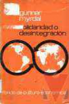 Solidaridad o desintegracin