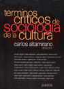 Trminos crticos de sociologa de la cultura