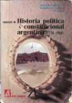 Manual de historia poltica y constitucional argentina