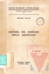 Historia del derecho penal argentino
