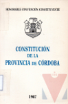 Constitucin de la Provincia de Crdoba