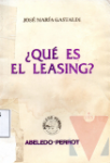 Qu es el leasing?