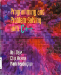 Programming and problem solving with C++