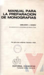 Manual para la preparacin de monografas