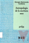 Antropologa de la escritura