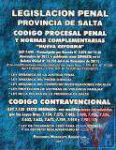 Legislacin penal provincia de Salta