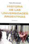 Historia de las universidades argentinas