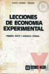 Lecciones de economa experimental