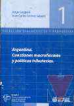Argentina cuestiones macrofiscales y reforma tributaria